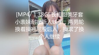 [MP4/ 1.38G] 长相甜美牙套小表妹耐操新人妹子，两男轮换着操翘屁股后入，操累了换个人继续