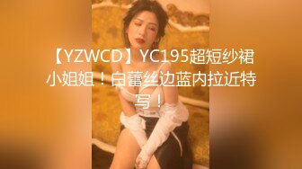 【YZWCD】YC195超短纱裙小姐姐！白蕾丝边蓝内拉近特写！