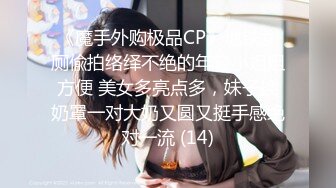 《魔手外购极品CP》地铁女厕偸拍络绎不绝的年轻小姐姐方便 美女多亮点多，妹子换奶罩一对大奶又圆又挺手感绝对一流 (14)