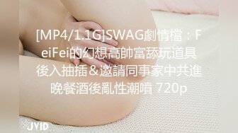 [MP4/1.1G]SWAG劇情檔：FeiFei的幻想高帥富舔玩道具後入抽插＆邀請同事家中共進晚餐酒後亂性潮噴 720p