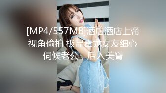 [MP4/557MB]酒店酒店上帝视角偷拍 极品毒龙女友细心伺候老公，后入美臀